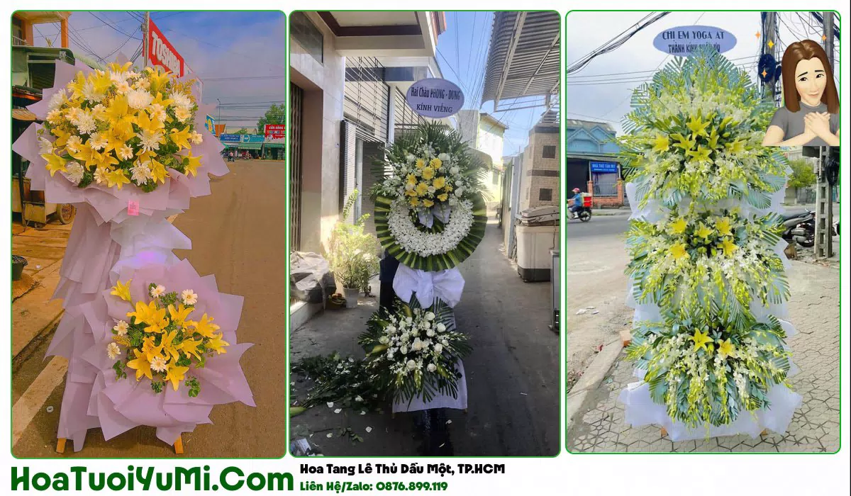 Đặt Vòng Hoa Đám Tang Tại Phường Thủ Dầu Một, TP.HCM