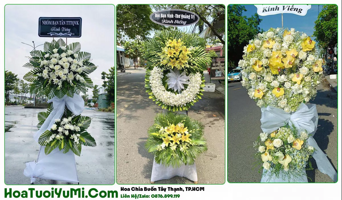 Đặt Vòng Hoa Đám Tang Tại Phường Tây Thạnh, TP.HCM