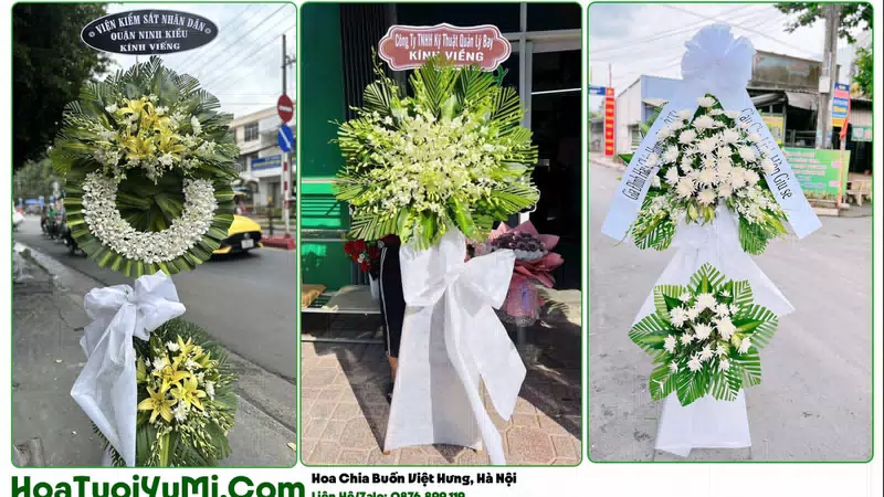 Đặt Vòng Hoa Đám Tang Tại Phường Việt Hưng, Hà Nội