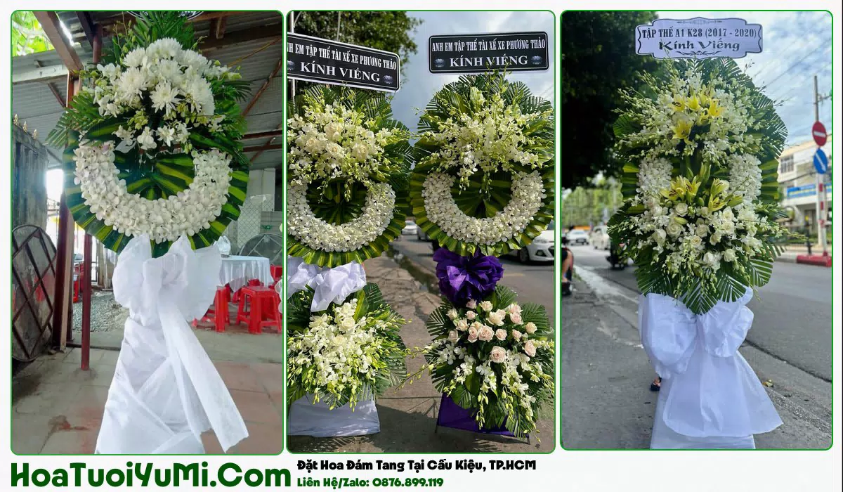 Đặt Vòng Hoa Đám Tang Tại Phường Cầu Kiệu, Thành phố Hồ Chí Minh