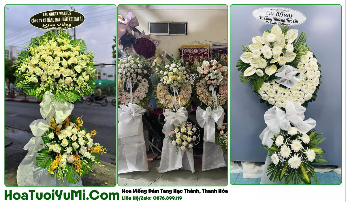 Hoa tang lễ Phường Hạc Thành giao tận nơi