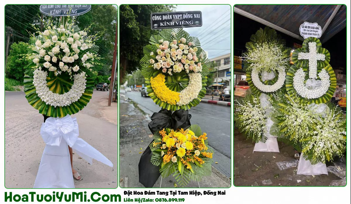 Đặt Vòng Hoa Đám Tang Tại Phường Tam Hiệp, Tỉnh Đồng Nai