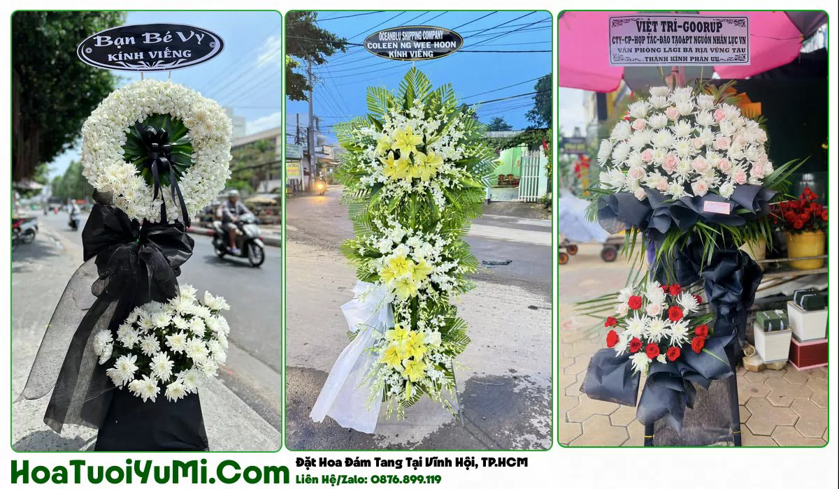Đặt Vòng Hoa Đám Tang Tại Phường Vĩnh Hội, TP.HCM