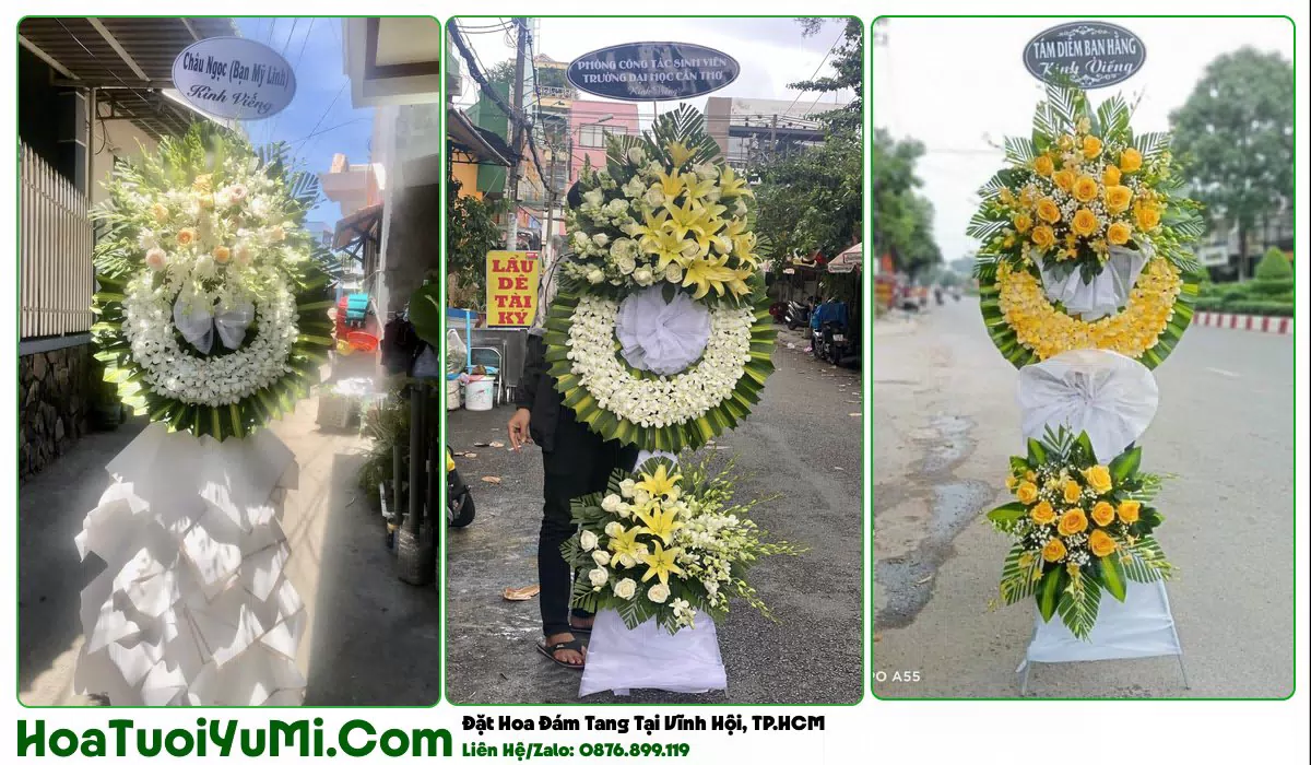 Kệ hoa tang lễ giao tận nơi tại Phường Vĩnh Hội