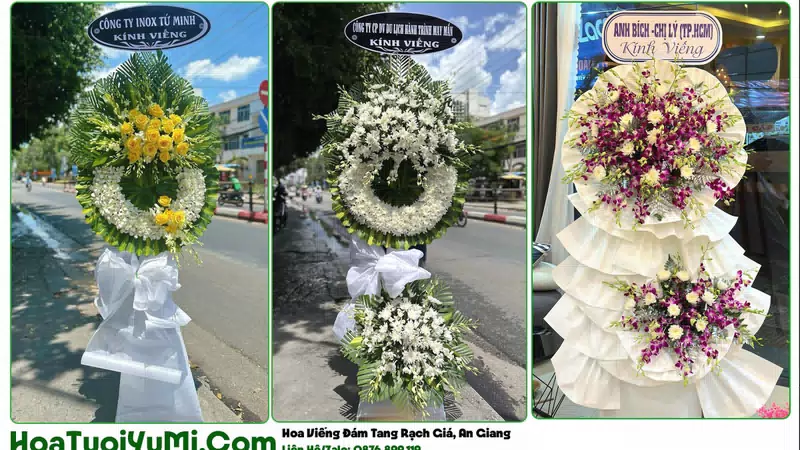 Đặt Vòng Hoa Đám Tang Tại Phường Rạch Giá, Tỉnh An Giang