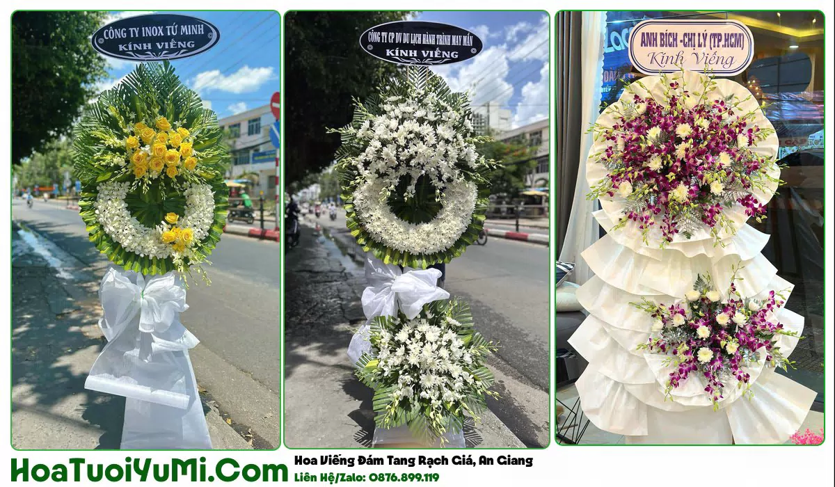 Đặt Vòng Hoa Đám Tang Tại Phường Rạch Giá, Tỉnh An Giang