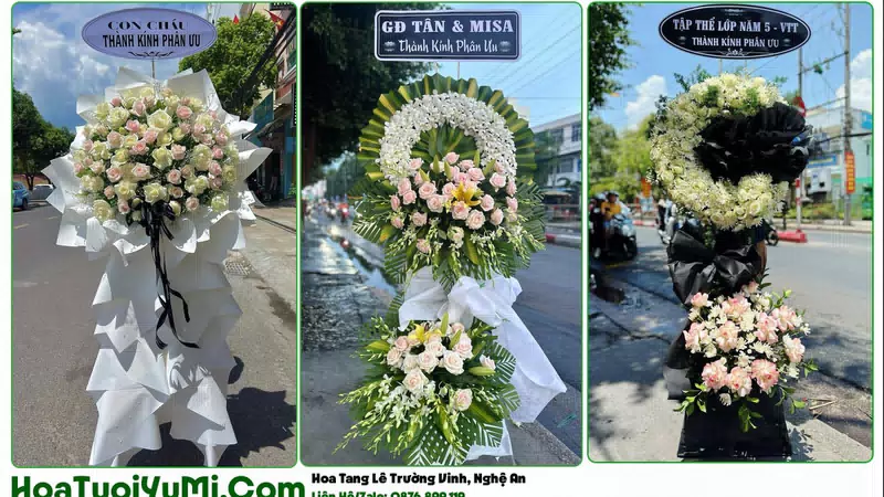 Đặt Vòng Hoa Đám Tang Tại Phường Trường Vinh, Nghệ An