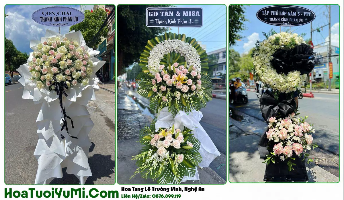 Đặt Vòng Hoa Đám Tang Tại Phường Trường Vinh, Nghệ An