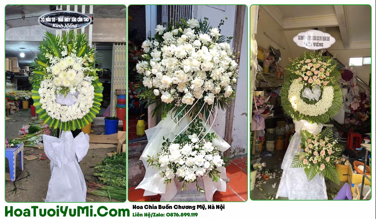 Kệ hoa tang lễ giao tại Chương Mỹ, Hà Nội