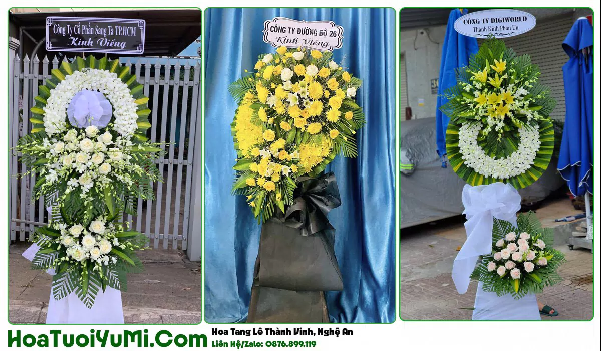 Đặt Vòng Hoa Đám Tang Tại Phường Thành Vinh, Nghệ An