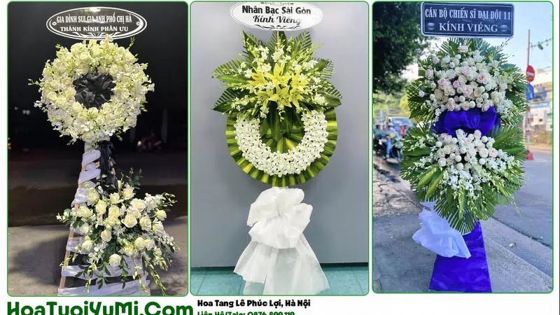 Đặt Vòng Hoa Đám Tang Tại Phường Phúc Lợi, Hà Nội