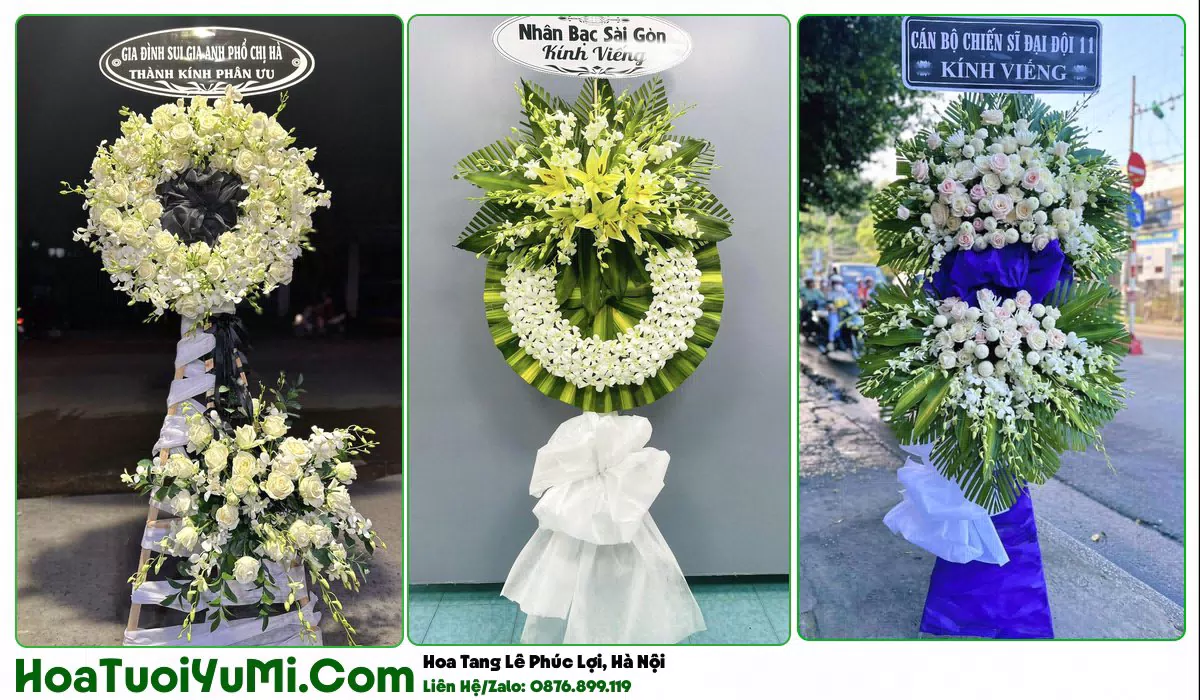 Đặt Vòng Hoa Đám Tang Tại Phường Phúc Lợi, Hà Nội