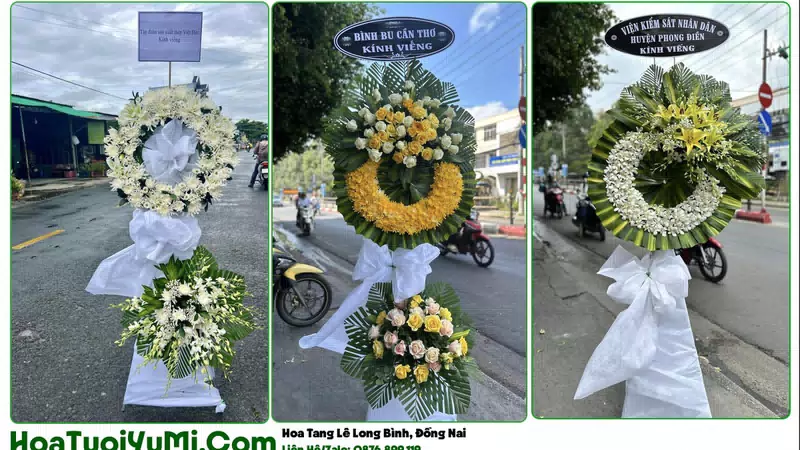 Đặt Vòng Hoa Đám Tang Tại Phường Long Bình, Đồng Nai