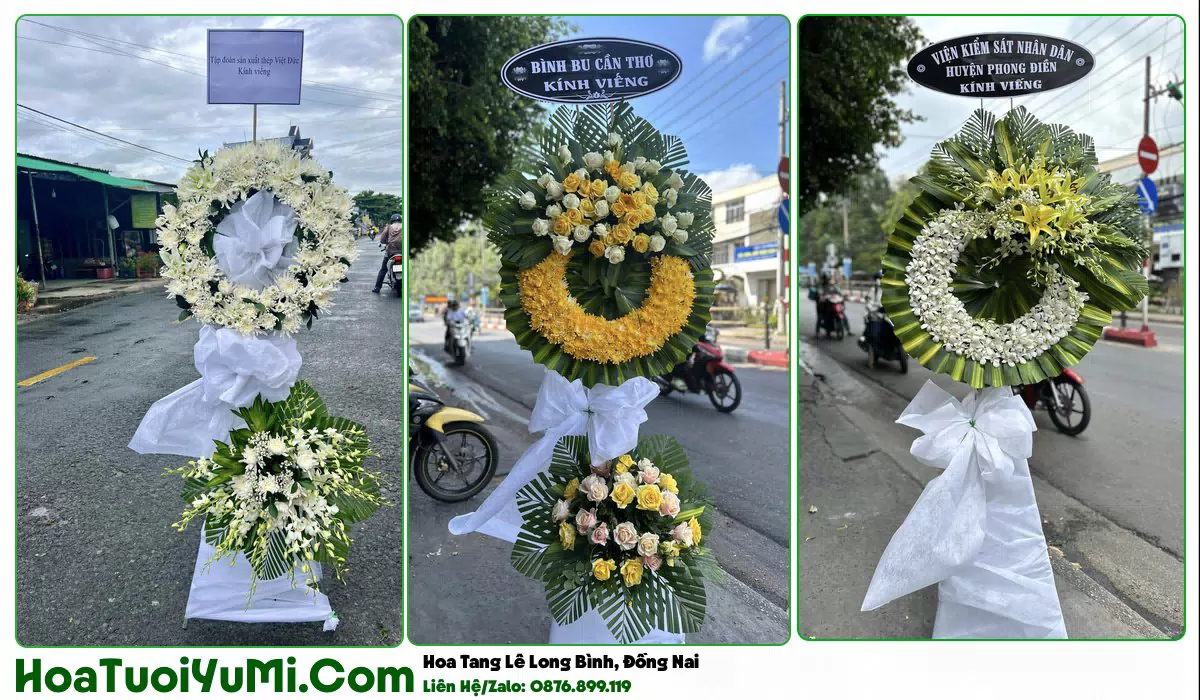 Đặt Vòng Hoa Đám Tang Tại Phường Long Bình, Đồng Nai