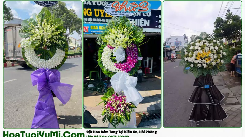 Đặt Vòng Hoa Đám Tang Tại Phường Kiến An, Hải Phòng