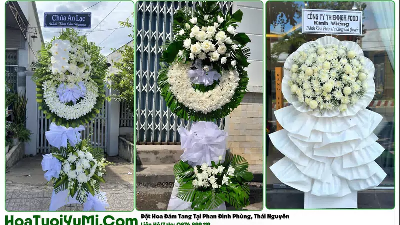 Đặt Vòng Hoa Đám Tang Tại Phường Phan Đình Phùng, Thái Nguyên