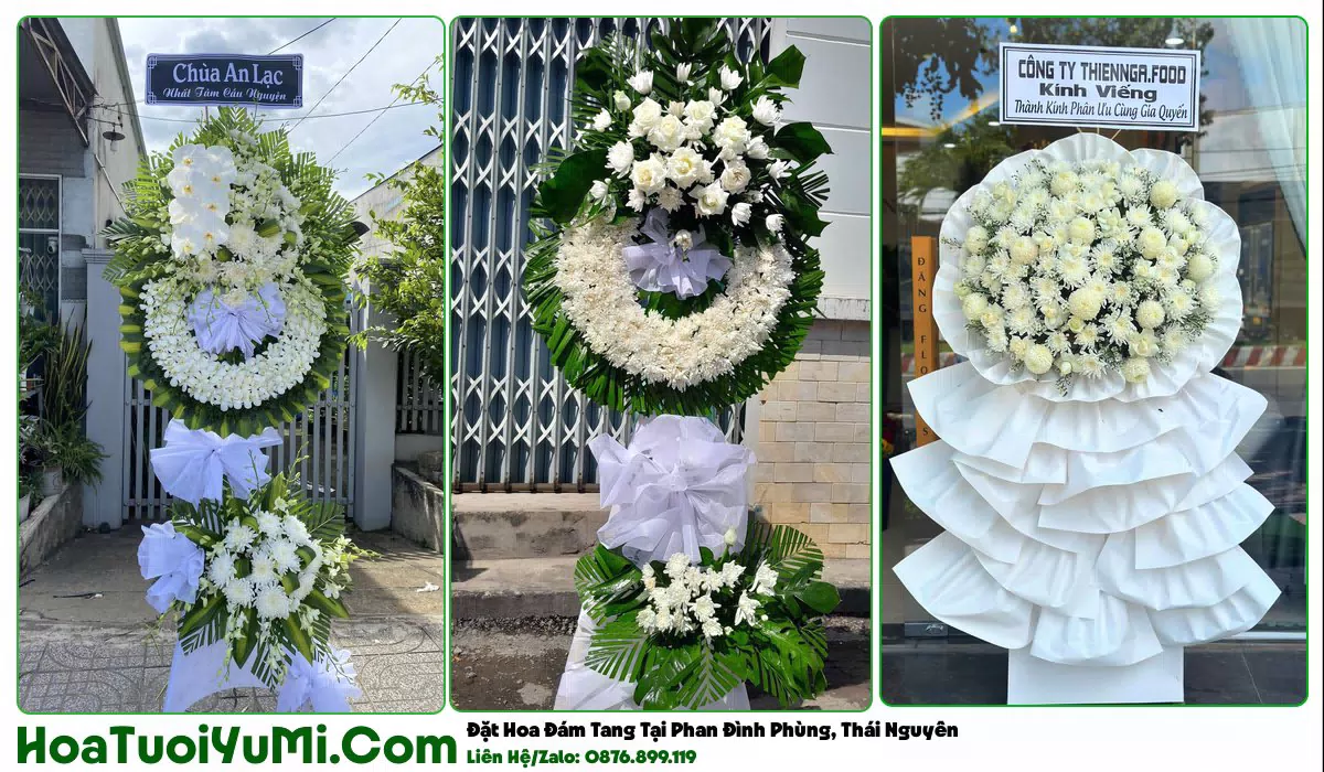 Đặt Vòng Hoa Đám Tang Tại Phường Phan Đình Phùng, Thái Nguyên