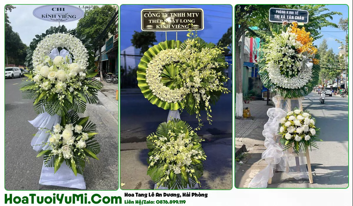 Đặt Vòng Hoa Đám Tang Tại Phường An Dương, Hải Phòng