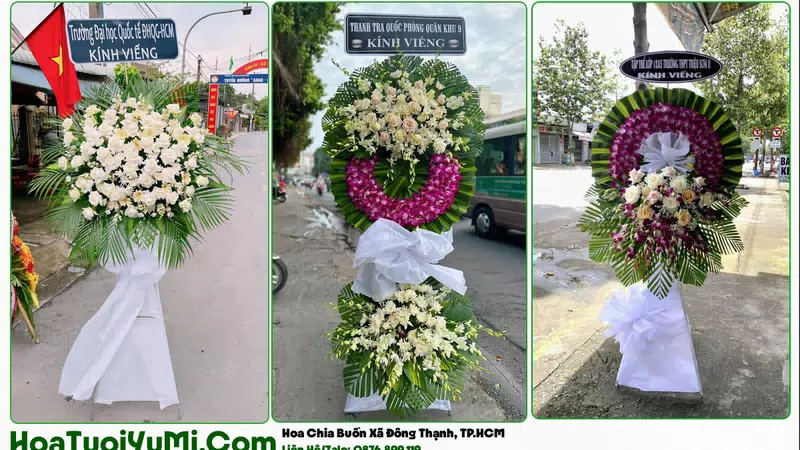 Đặt Vòng Hoa Đám Tang Tại Xã Đông Thạnh, TP.HCM