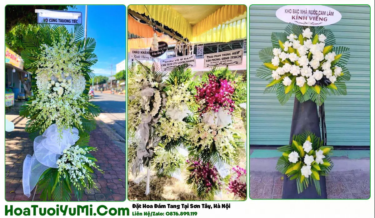 Đặt Vòng Hoa Đám Tang Tại Phường Sơn Tây, Hà Nội