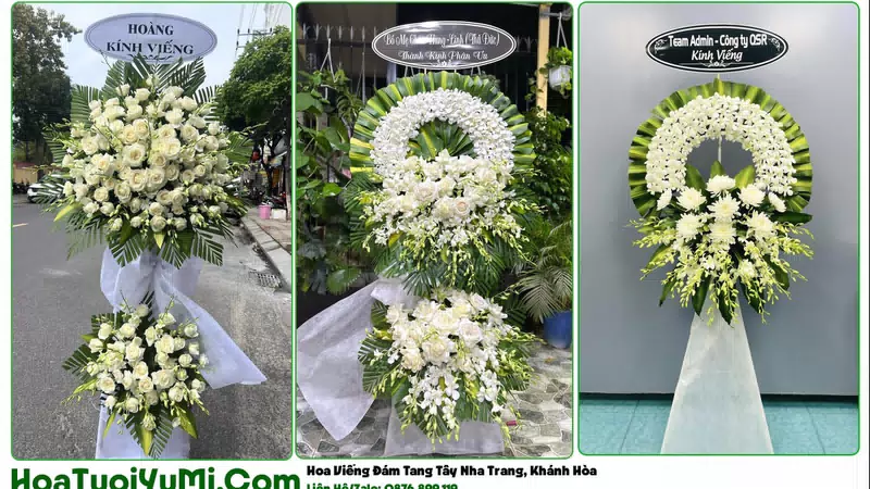 Đặt Vòng Hoa Đám Tang Tại Phường Tây Nha Trang, Khánh Hòa