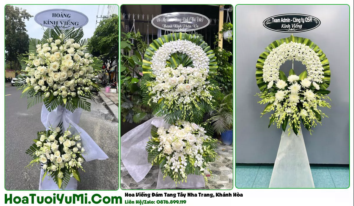Đặt Vòng Hoa Đám Tang Tại Phường Tây Nha Trang, Khánh Hòa