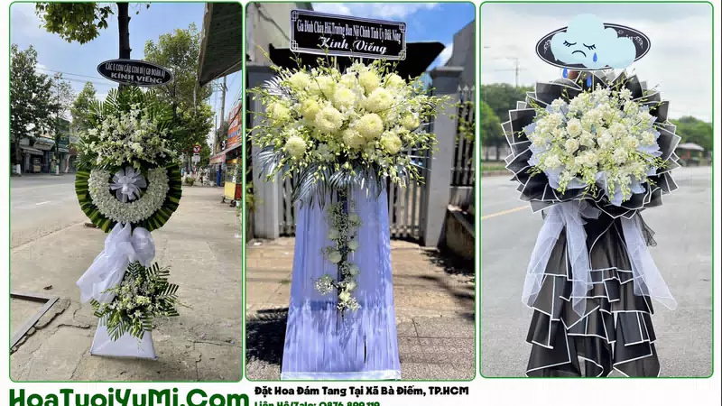 Đặt Vòng Hoa Đám Tang Tại Xã Bà Điểm, TP.HCM