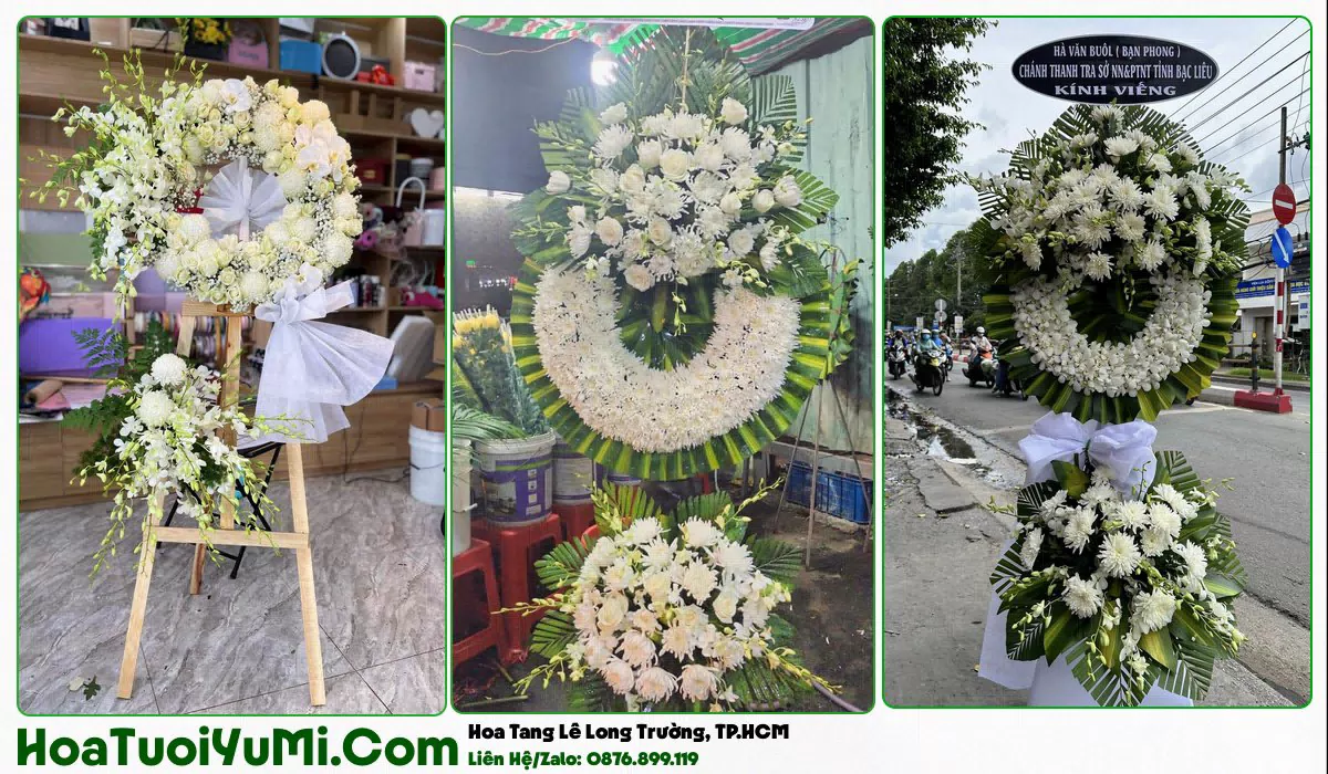 Đặt Vòng Hoa Đám Tang Tại Phường Long Trường, TP.HCM
