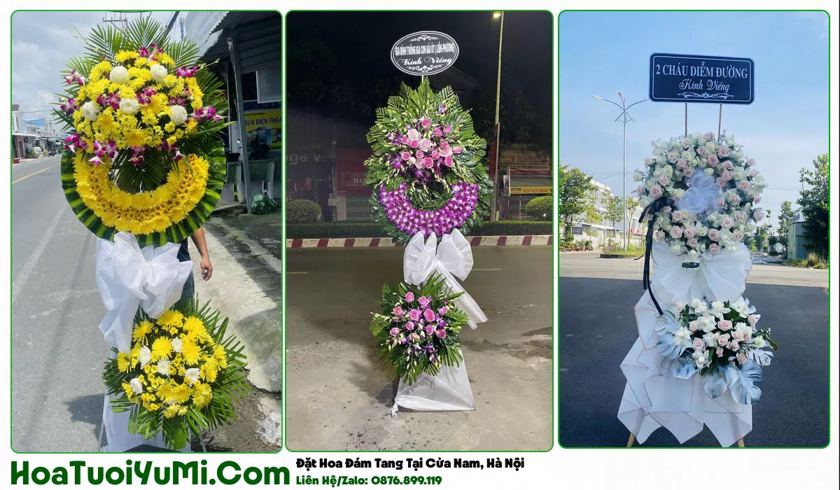 Kệ hoa chia buồn giao tận nơi tại Phường Cửa Nam