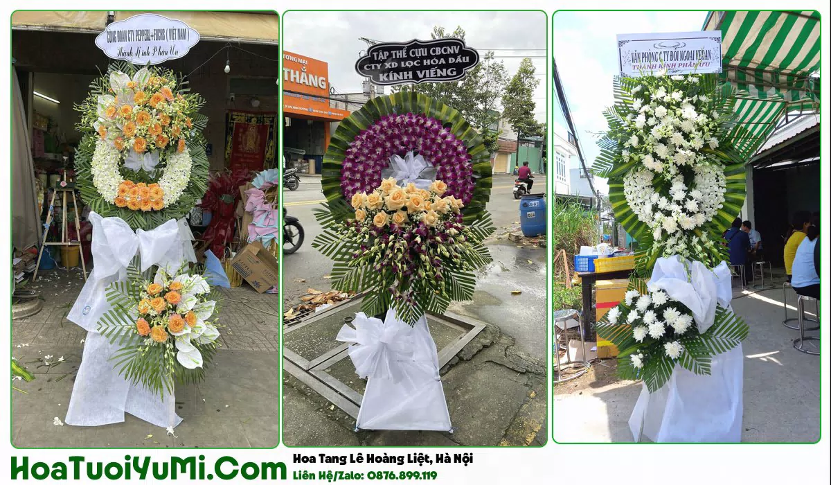 Đặt Vòng Hoa Đám Tang Tại Phường Hoàng Liệt, Hà Nội