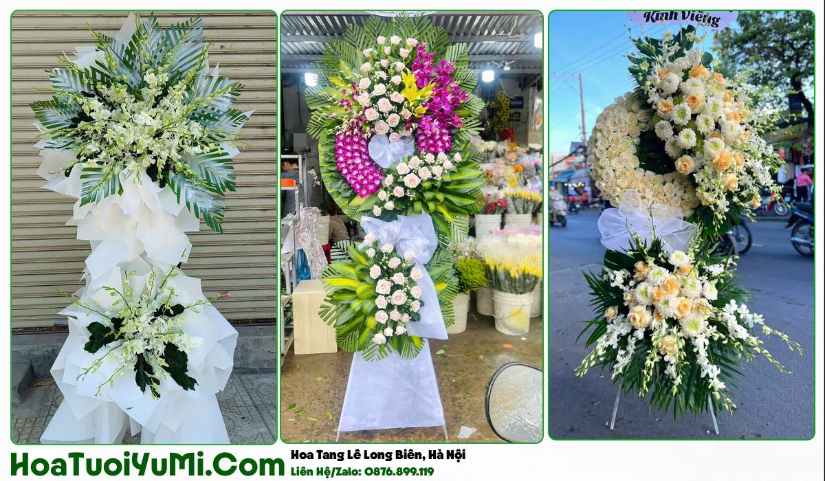 Đặt Vòng Hoa Đám Tang Tại Phường Long Biên, Hà Nội