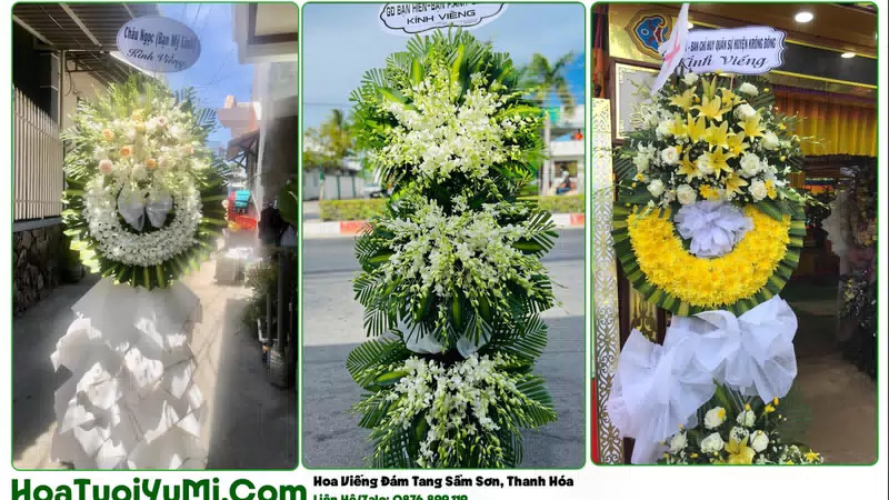Đặt Vòng Hoa Đám Tang Tại Phường Sầm Sơn, Thanh Hóa