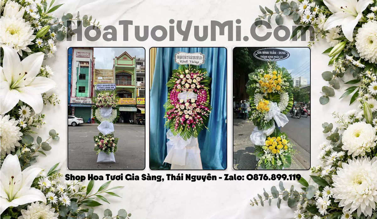 Đặt Vòng Hoa Đám Tang Tại Phường Gia Sàng, Tỉnh Thái Nguyên