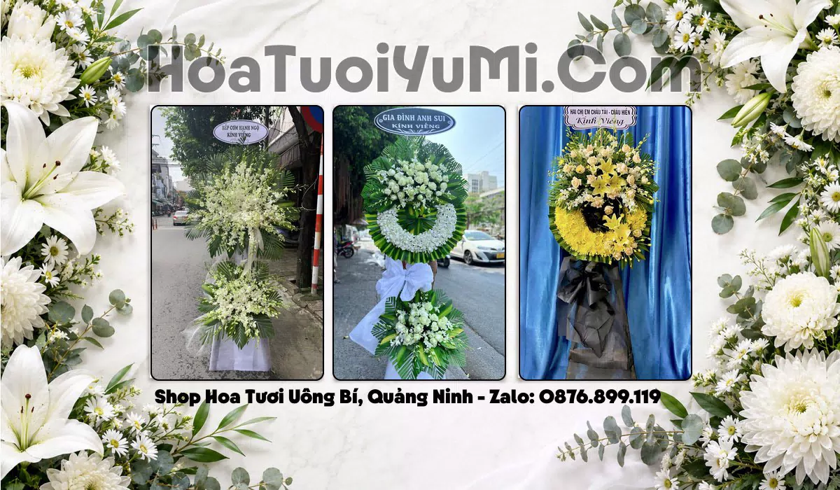 Đặt Vòng Hoa Đám Tang Tại Phường Uông Bí, Tỉnh Quảng Ninh