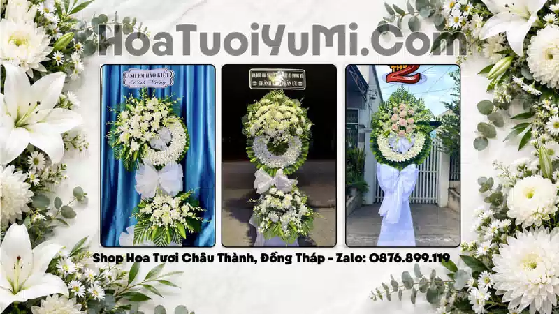Đặt Vòng Hoa Đám Tang Tại Xã Châu Thành, Tỉnh Đồng Tháp