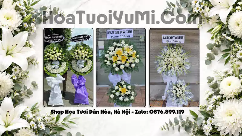 Đặt Vòng Hoa Đám Tang Tại Xã Dân Hòa, Thành phố Hà Nội