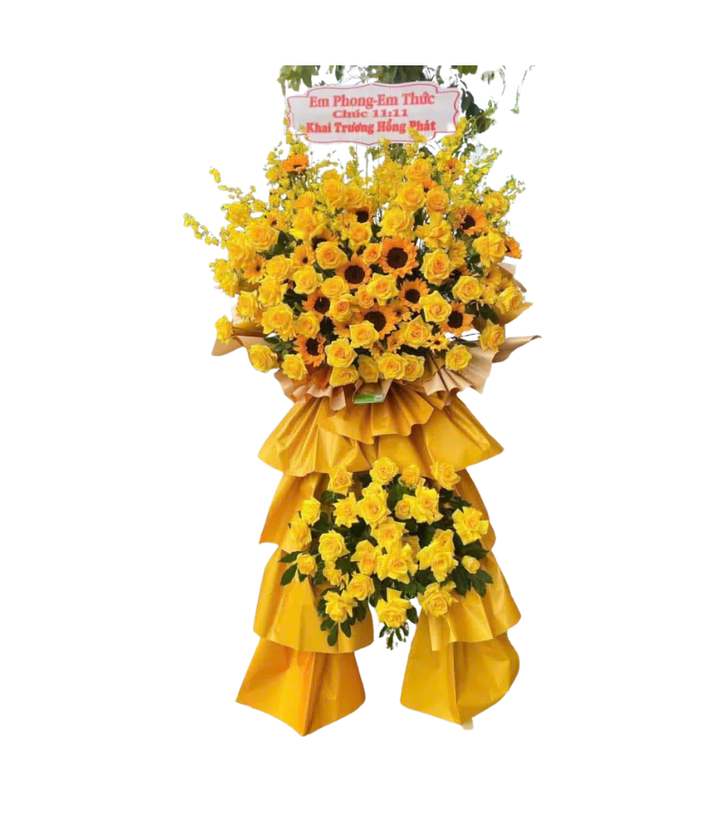 hoa khai trương 