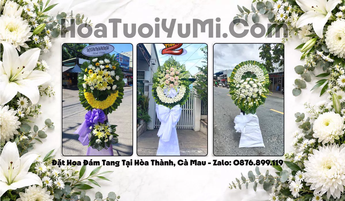 Đặt Vòng Hoa Chia Buồn Tại Phường Hòa Thành, Tỉnh Cà Mau