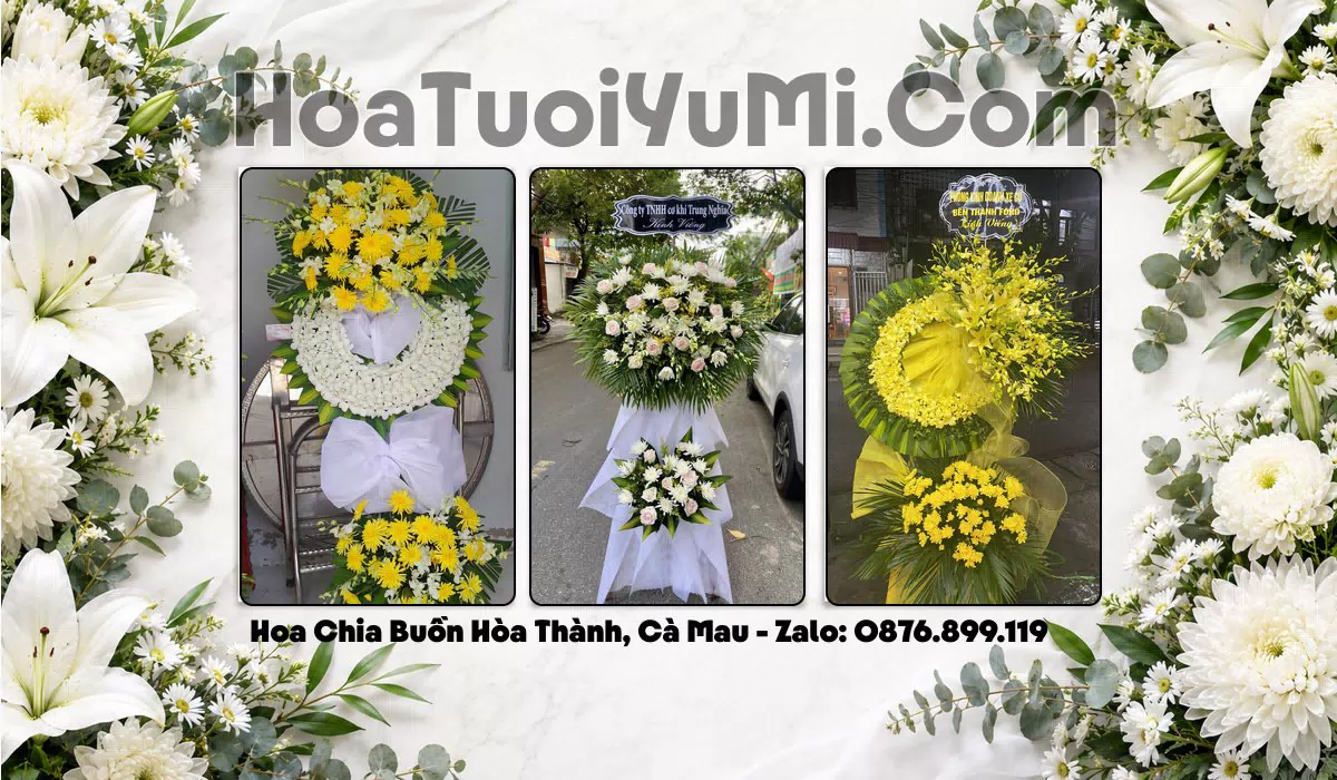 kệ hoa viếng đám tang Phường Hòa Thành