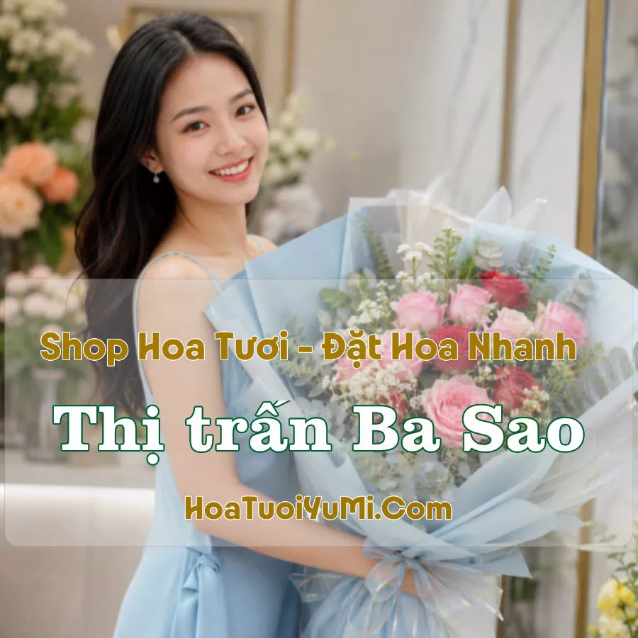 Shop Hoa Tươi Ba Sao, Hà Nam (Phường Tam Chúc, Ninh Bình mới)