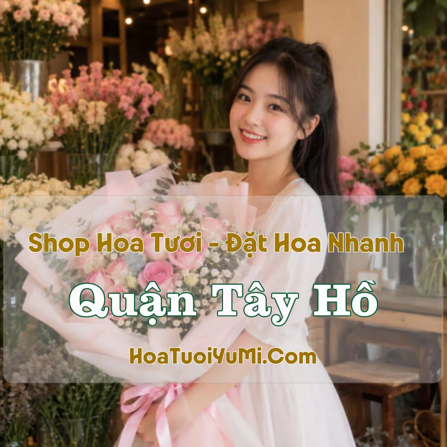 Shop Hoa Tươi Quận Tây Hồ, Hà Nội