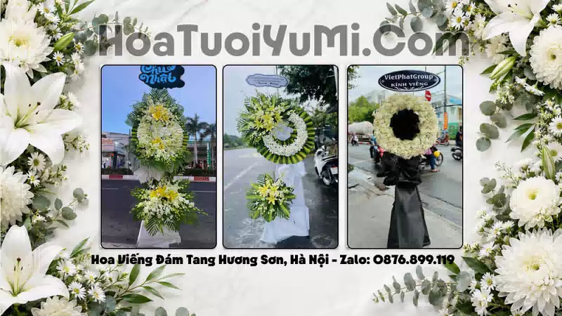 Vòng Hoa Viếng Xã Hương Sơn, Hà Nội - Giao Kịp Giờ