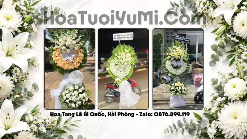 Đặt Hoa Viếng Đám Tang Tại Phường Ái Quốc, Hải Phòng