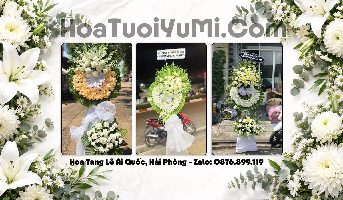 Đặt Hoa Viếng Đám Tang Tại Phường Ái Quốc, Hải Phòng