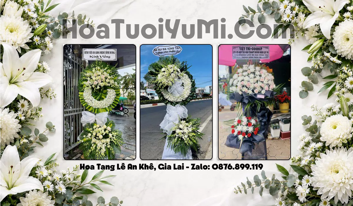 kệ hoa tang lễ trang trọng giao tại Phường An Khê, Gia Lai