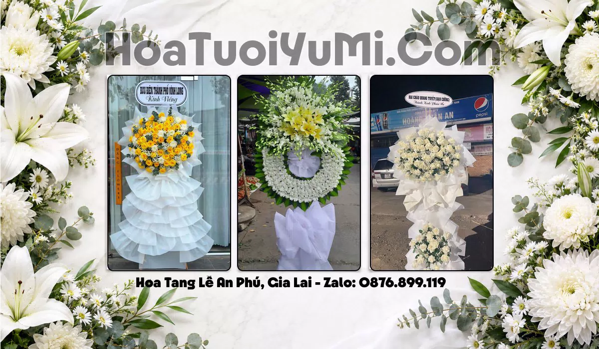 vòng hoa tang lễ tại Phường An Phú, Gia Lai