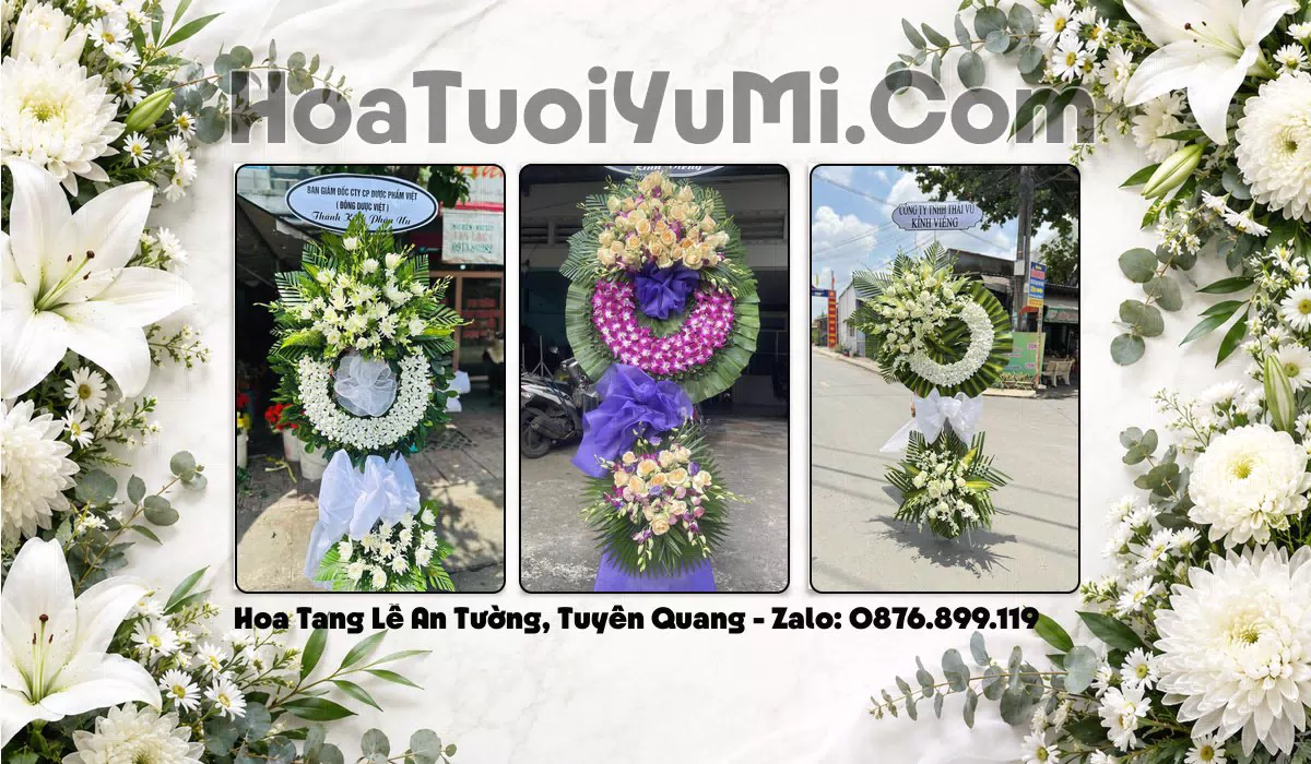 Đặt Vòng Hoa Chia Buồn Tại Phường An Tường, Tuyên Quang