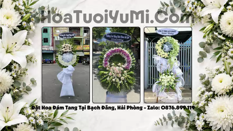 Đặt Vòng Hoa Tang Lễ Tại Phường Bạch Đằng, Hải Phòng