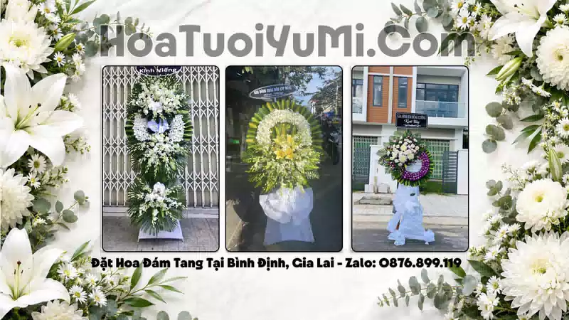 Vòng Hoa Viếng Bình Định, Gia Lai - Giao Kịp Giờ