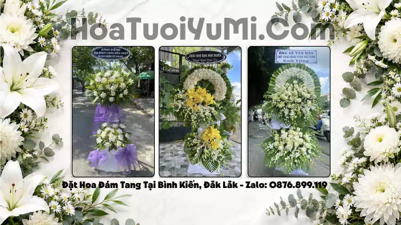 Đặt Vòng Hoa Tang Lễ Tại Phường Bình Kiến, Tỉnh Đắk Lắk